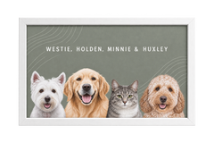 Custom Four Pet Portrait — gallery 14 — Dear Paw Studio