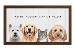 Custom Four Pet Portrait — gallery 19 — Dear Paw Studio