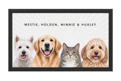 Custom Four Pet Portrait — gallery 21 — Dear Paw Studio