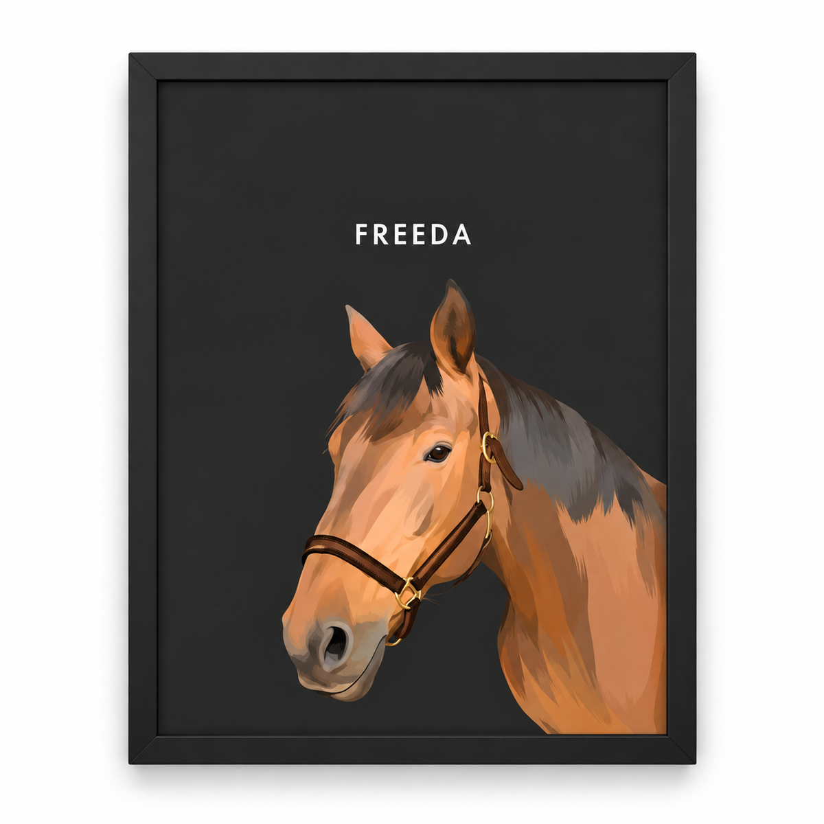 Custom Horse Portrait — gallery 02 — Dear Paw Studio
