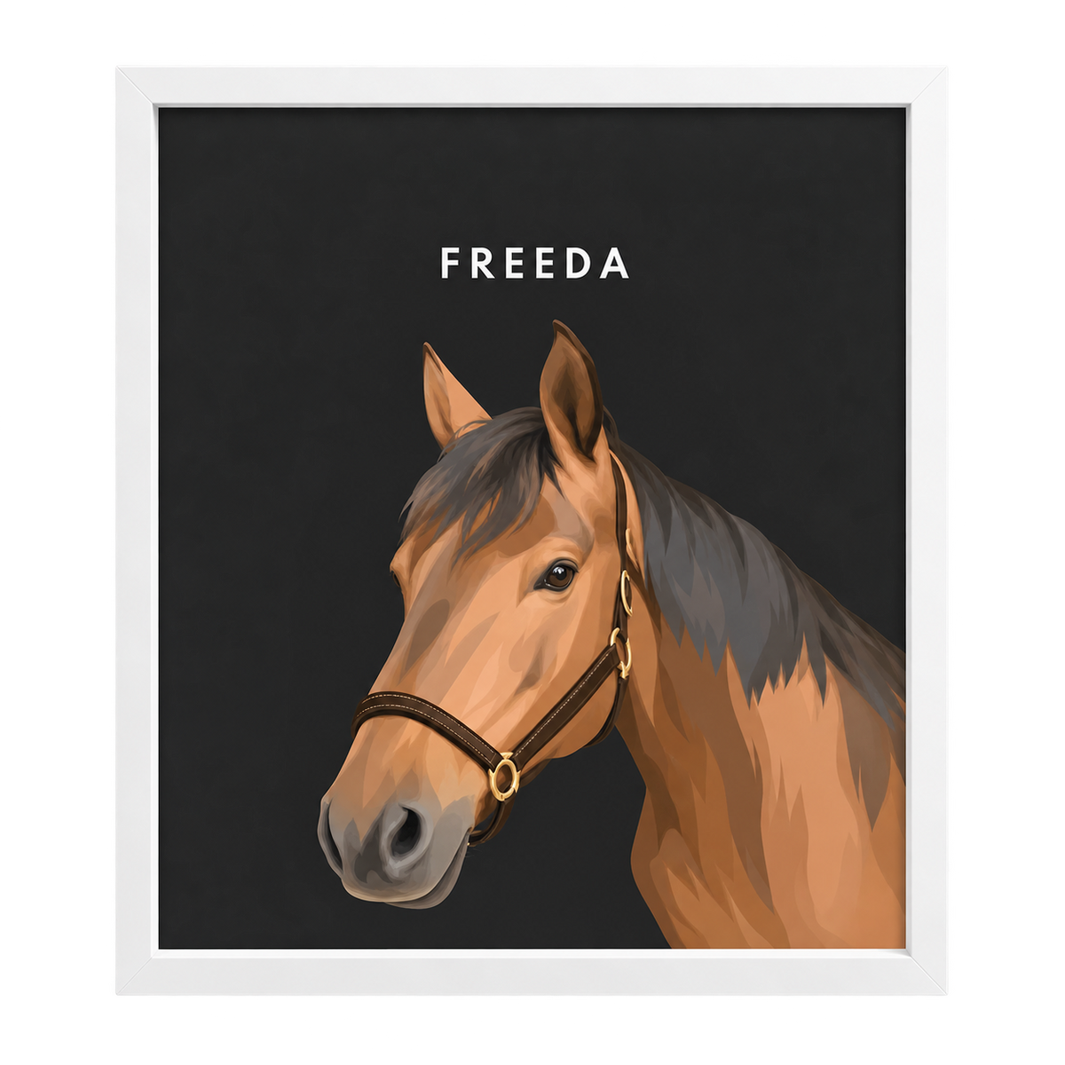 Custom Horse Portrait — gallery 05 — Dear Paw Studio