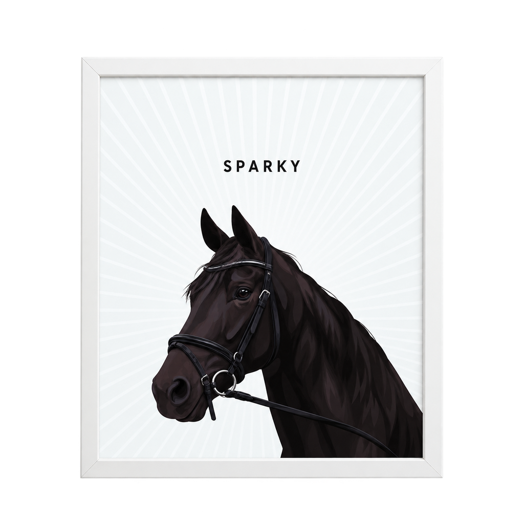 Custom Horse Portrait — gallery 09 — Dear Paw Studio