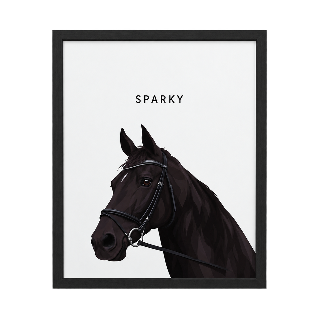 Custom Horse Portrait — gallery custom-horse-portrait — Dear Paw Studio