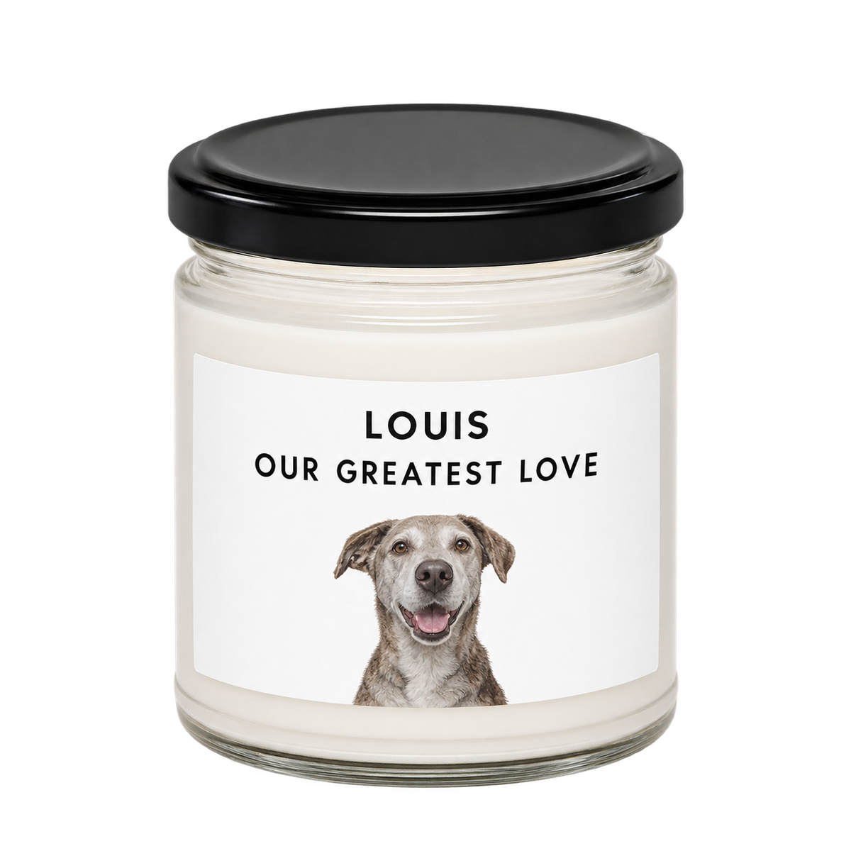 Custom Memorial Pet Portrait Candle — gallery 04 — Dear Paw Studio