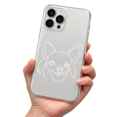 Custom Line Style Pet Portrait Phone Cases — gallery 03 — Dear Paw Studio