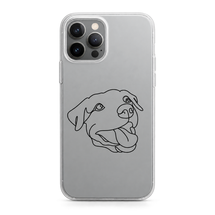 Custom Line Style Pet Portrait Phone Cases — gallery custom-memorial-pet-portrait-phone-cases-copy — Dear Paw Studio