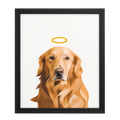 Custom Memorial Pet Portrait w/ Halo — gallery 06 — Dear Paw Studio