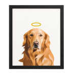 Custom Memorial Pet Portrait w/ Halo — gallery 06 — Dear Paw Studio
