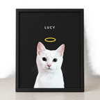 Custom Memorial Pet Portrait w/ Halo — gallery 18 — Dear Paw Studio