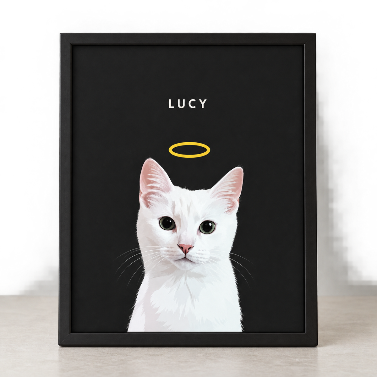 Custom Memorial Pet Portrait w/ Halo — gallery 18 — Dear Paw Studio