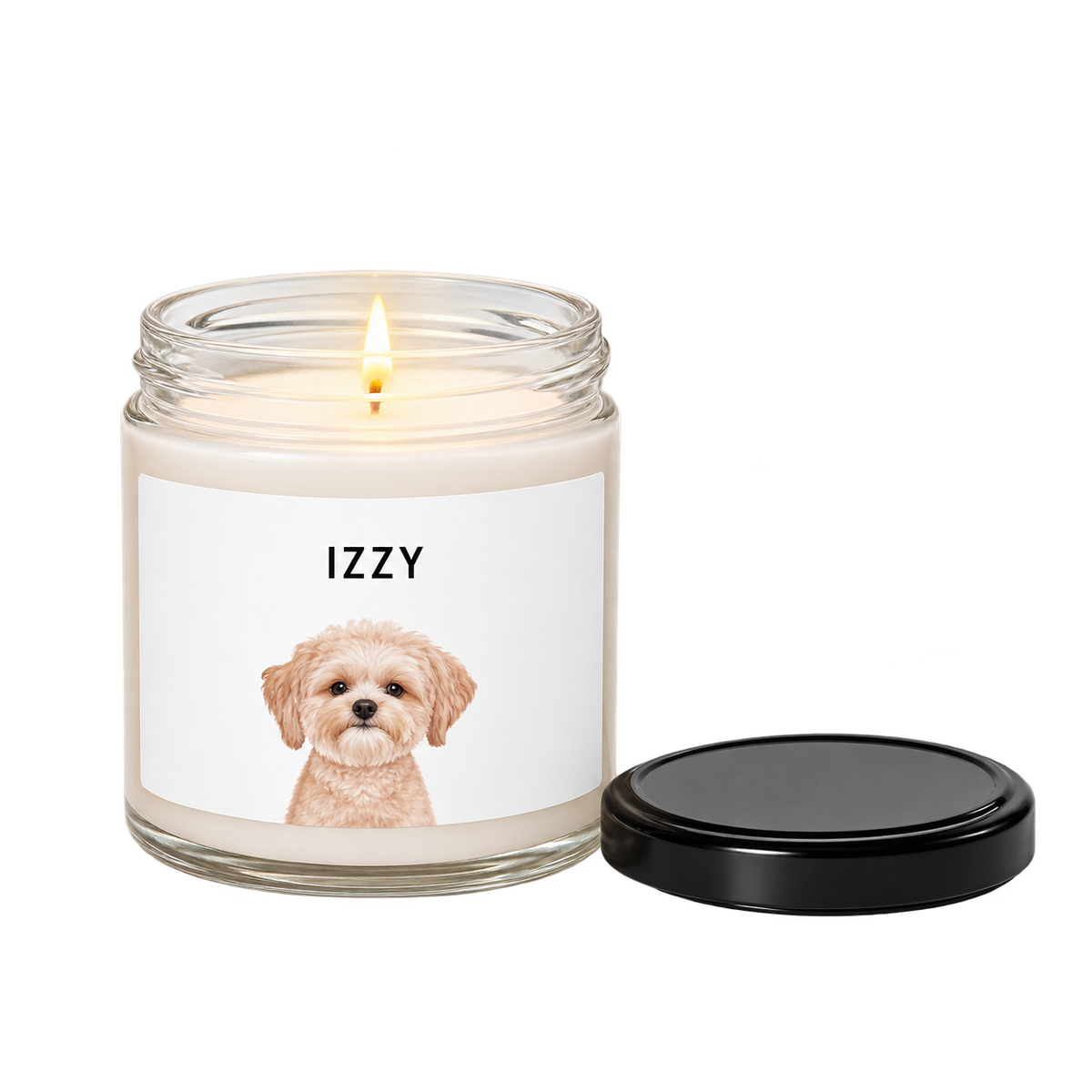 Custom One Pet Portrait Candle — gallery 04 — Dear Paw Studio