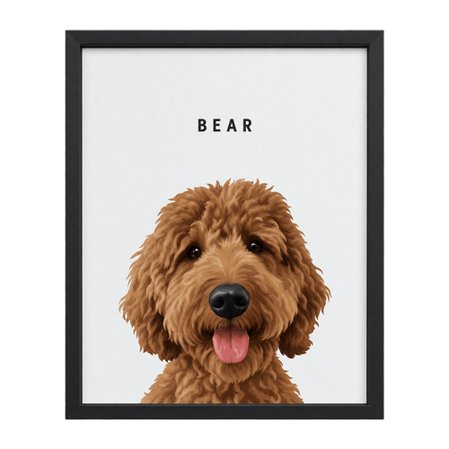 Custom One Pet Portrait — gallery custom-one-pet-portrait — Dear Paw Studio