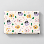 Custom One Pet Print Portrait Wrapping Paper — gallery 08 — Dear Paw Studio