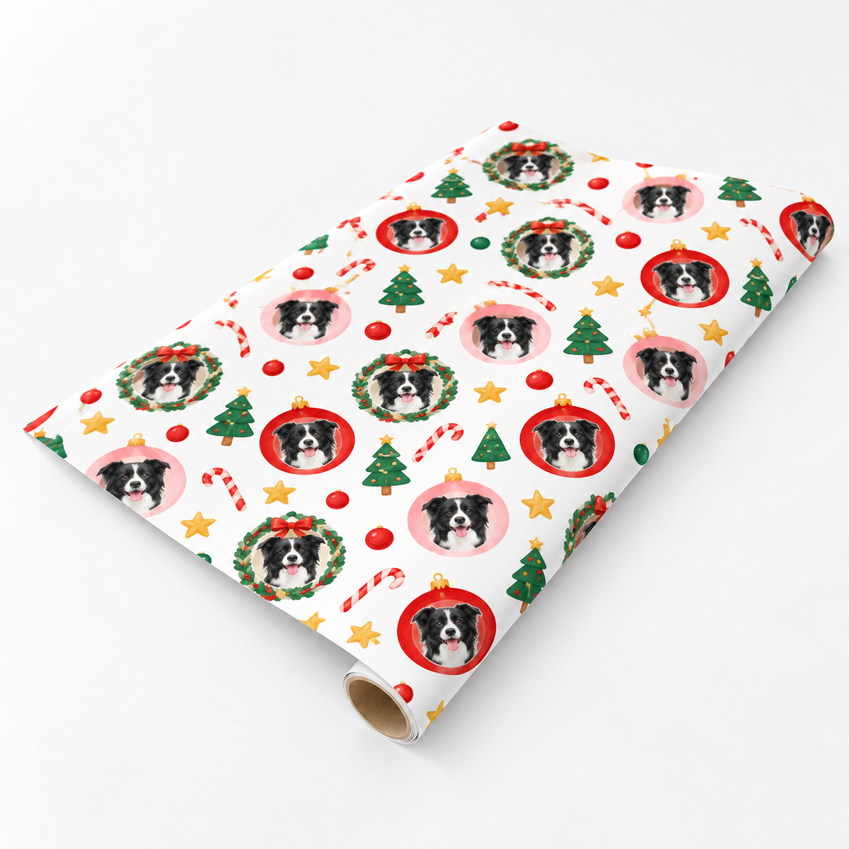 Custom One Pet Print Portrait Wrapping Paper — gallery 09 — Dear Paw Studio