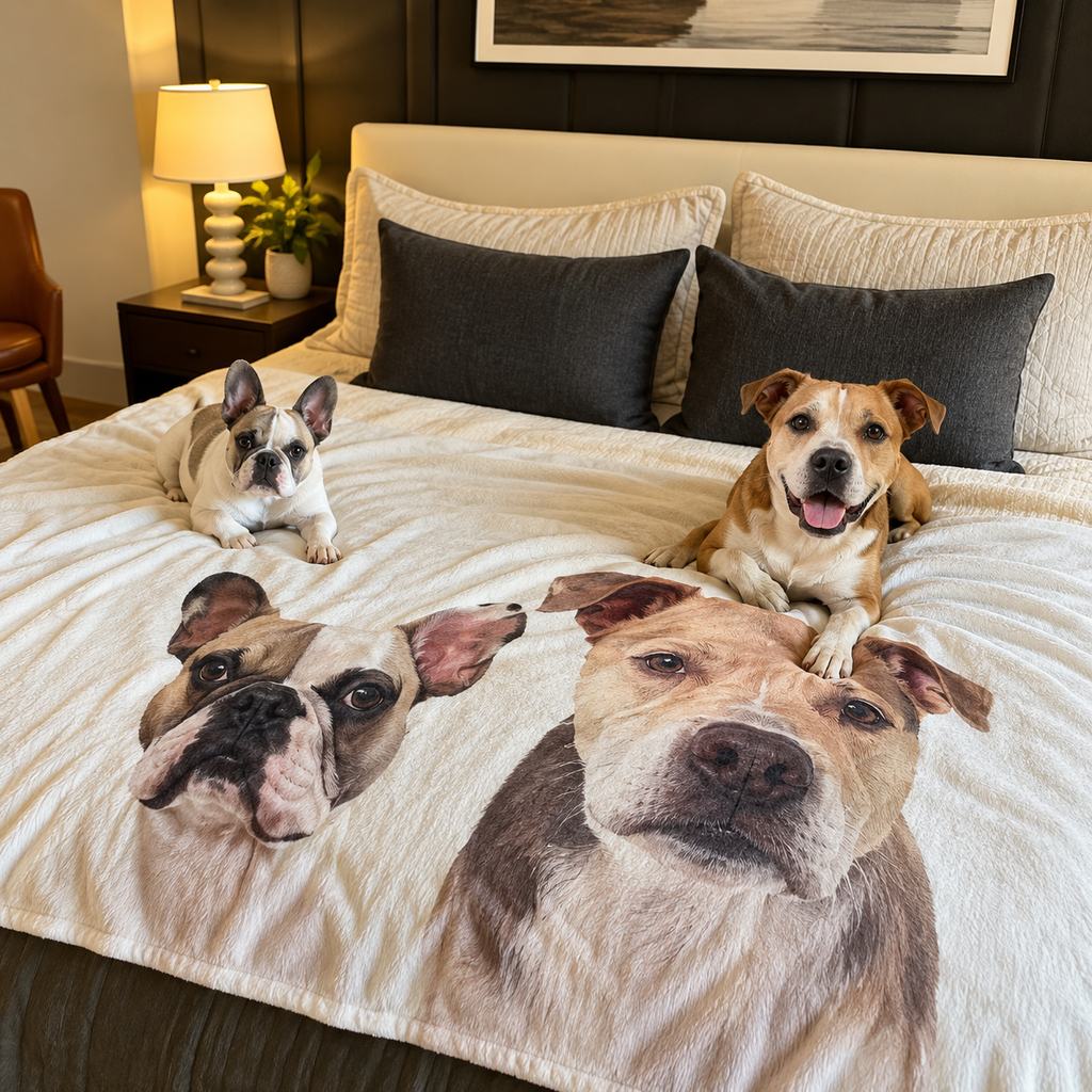 Custom Pet Blanket — gallery 03 — Dear Paw Studio