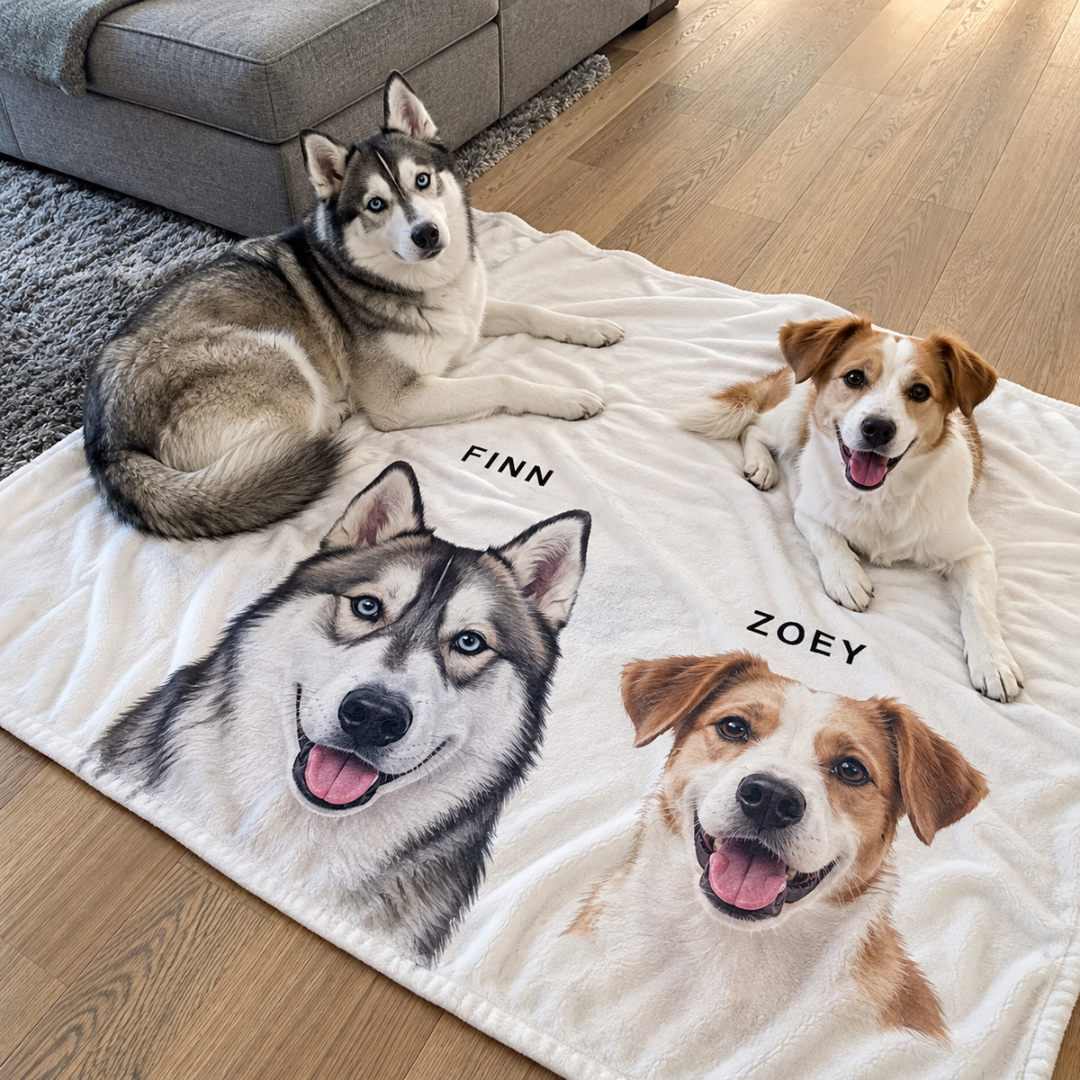 Custom Pet Blanket — gallery 05 — Dear Paw Studio