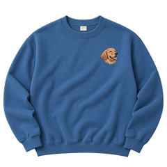 Custom Embroidered Pet Crewneck — gallery 08 — Dear Paw Studio