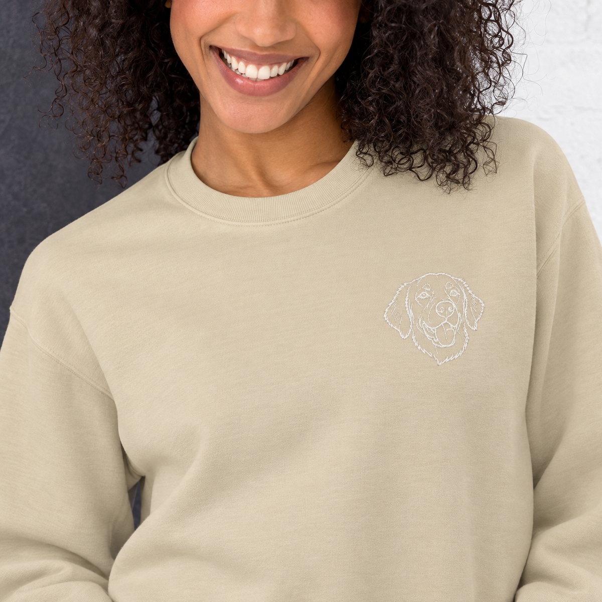 Custom Embroidered Pet Crewneck — gallery 17 — Dear Paw Studio