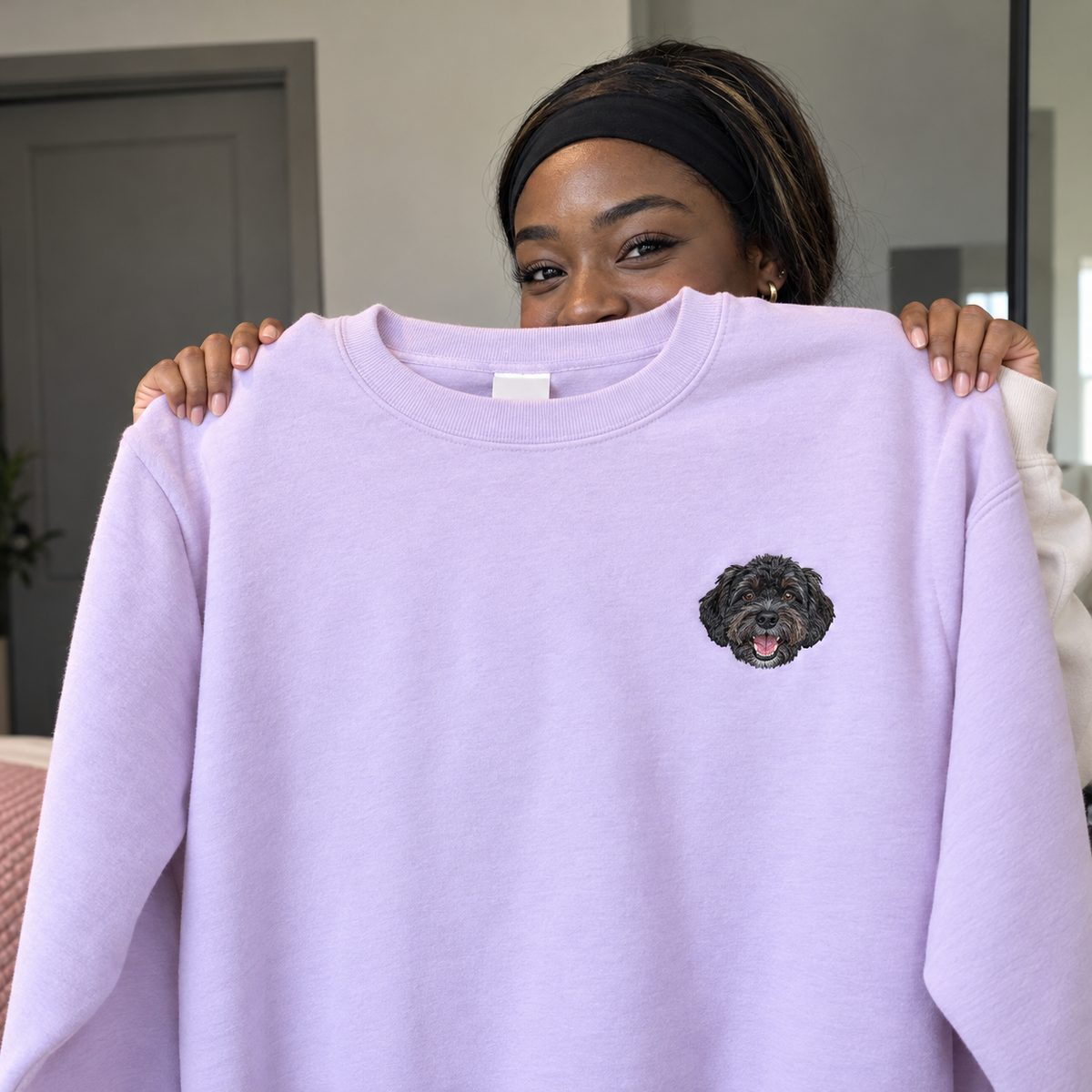 Custom Embroidered Pet Crewneck — gallery 28 — Dear Paw Studio