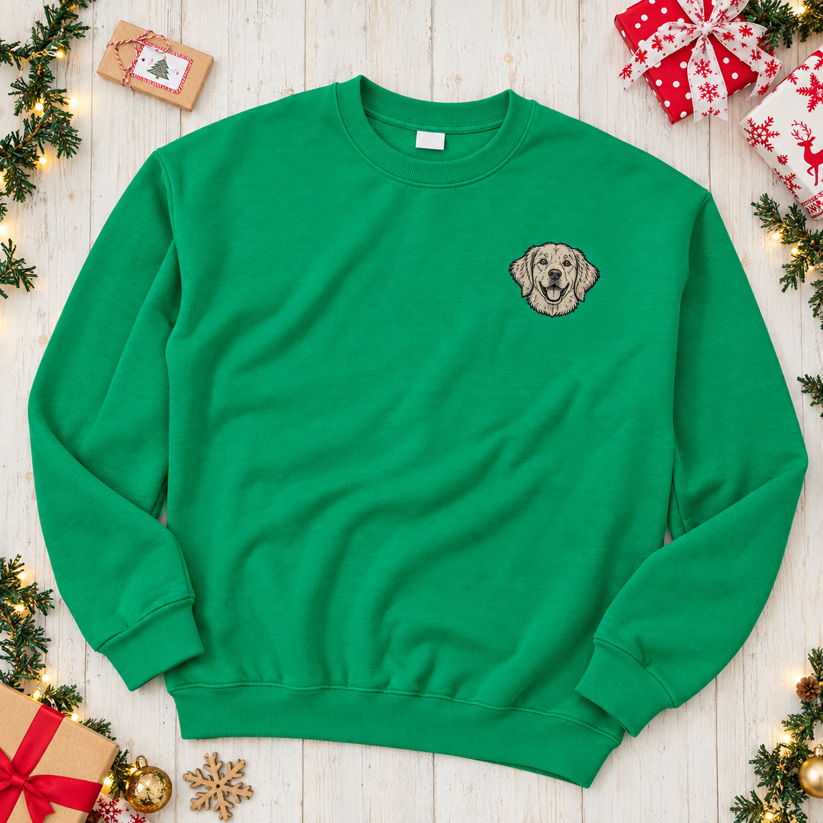 Custom Embroidered Pet Crewneck — gallery 34 — Dear Paw Studio