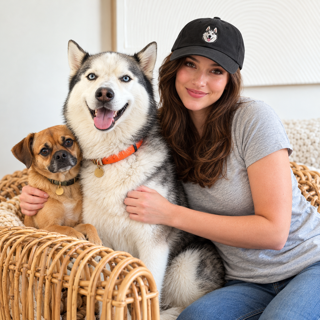 Custom Embroidered Pet Dad Hat — gallery 05 — Dear Paw Studio