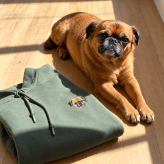 Custom Embroidered Pet Hoodie — gallery 02 — Dear Paw Studio