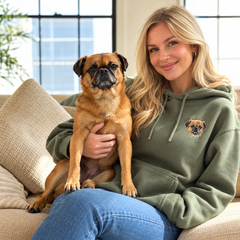 Custom Embroidered Pet Hoodie — gallery 05 — Dear Paw Studio