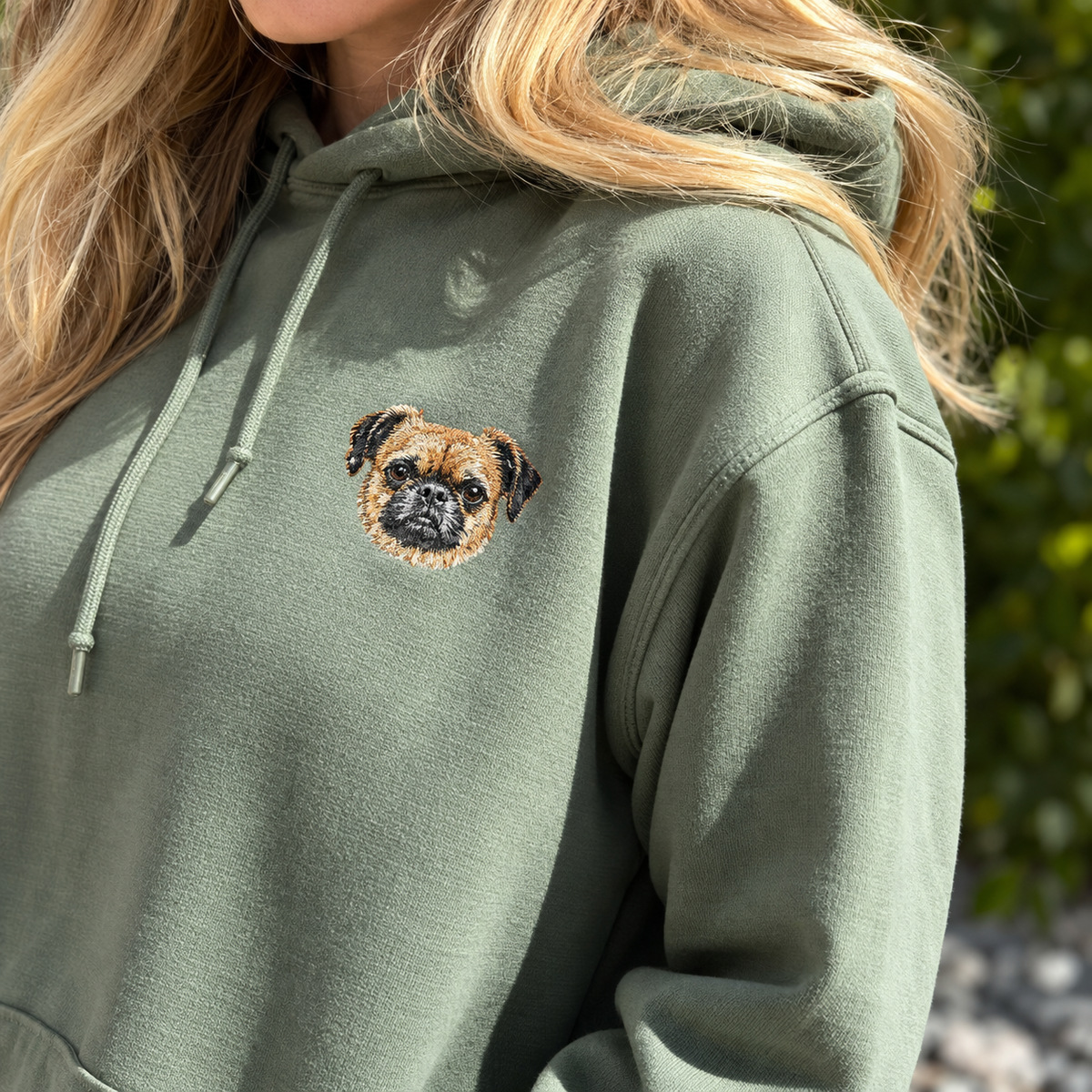Custom Embroidered Pet Hoodie — gallery 06 — Dear Paw Studio
