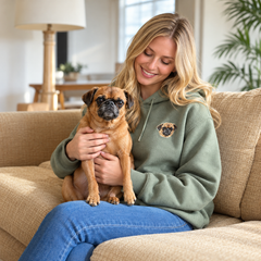 Custom Embroidered Pet Hoodie — gallery 08 — Dear Paw Studio