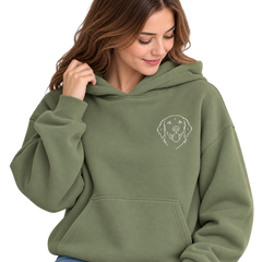 Custom Embroidered Pet Hoodie — gallery 24 — Dear Paw Studio