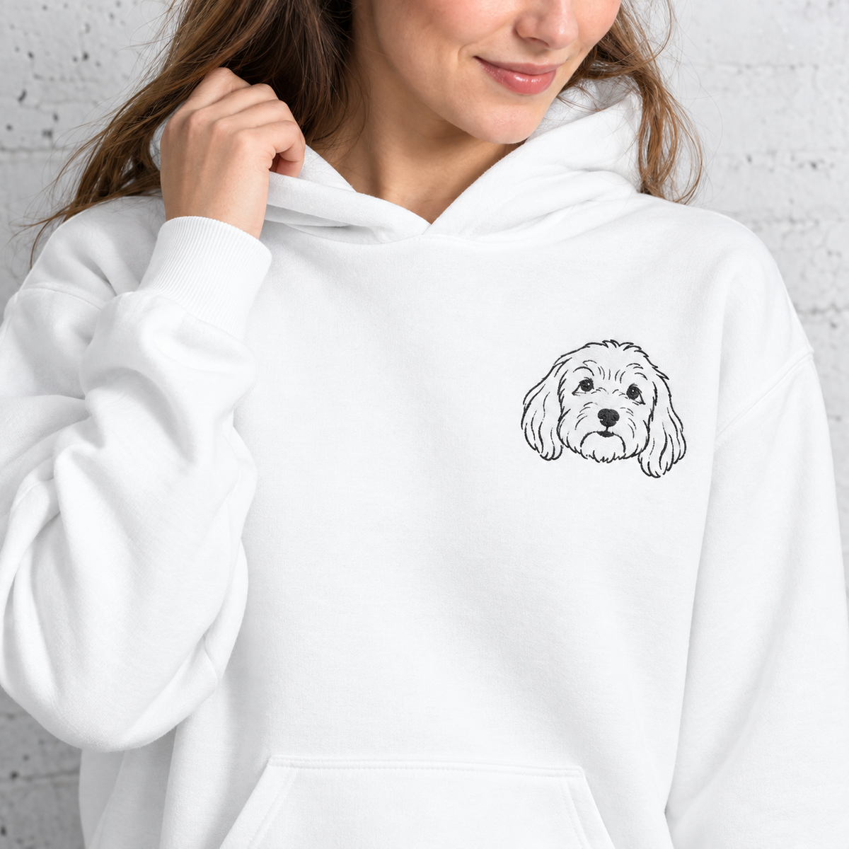 Custom Embroidered Pet Hoodie — gallery 28 — Dear Paw Studio