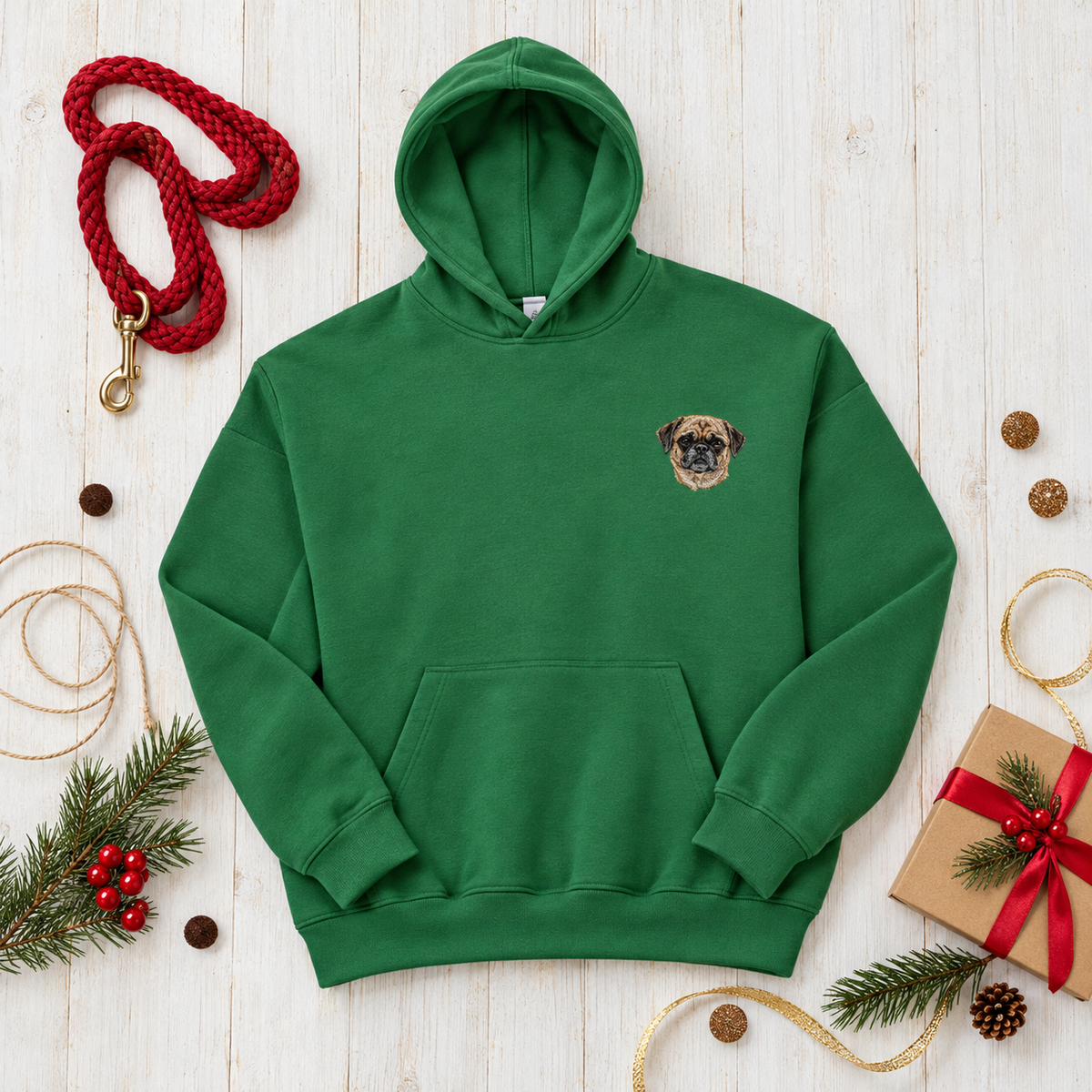 Custom Embroidered Pet Hoodie — gallery 31 — Dear Paw Studio