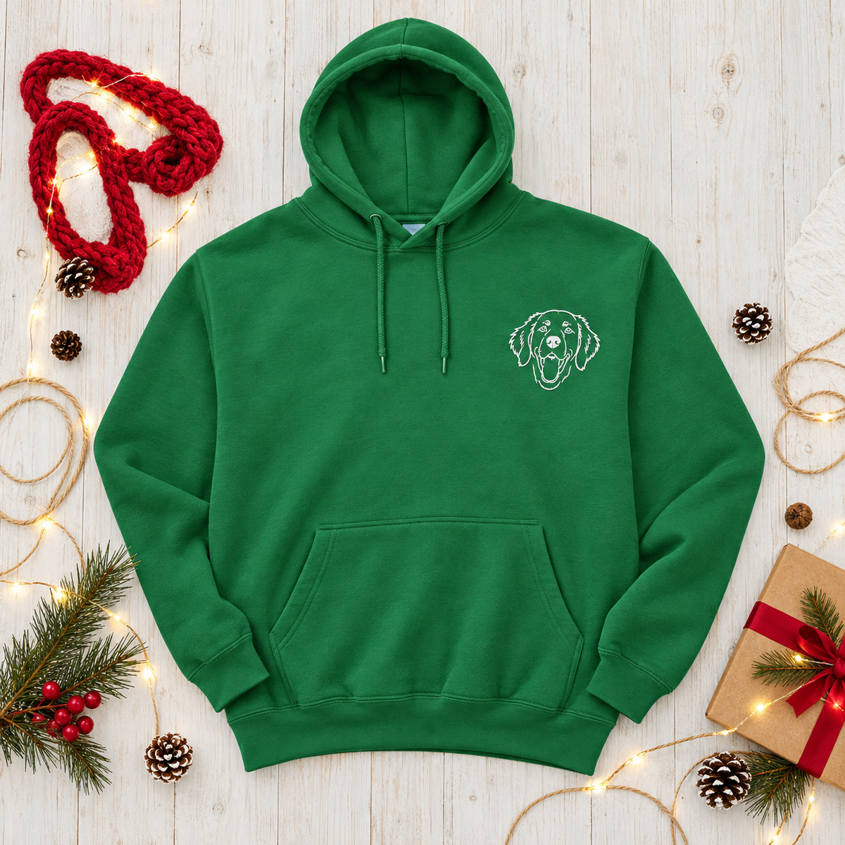 Custom Embroidered Pet Hoodie — gallery 35 — Dear Paw Studio