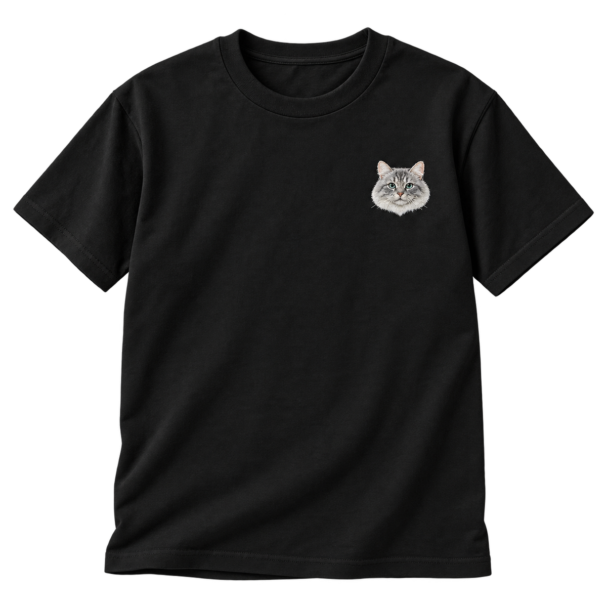 Custom Embroidered Pet T-Shirt — gallery 05 — Dear Paw Studio