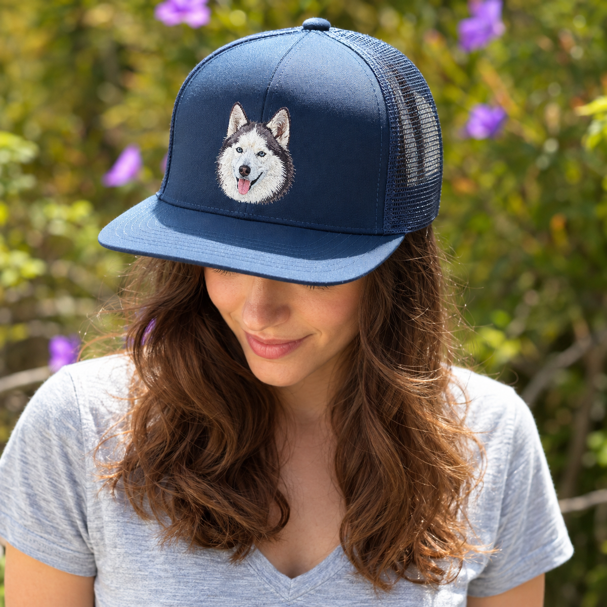 Custom Embroidered Pet Trucker Hat — gallery 18 — Dear Paw Studio