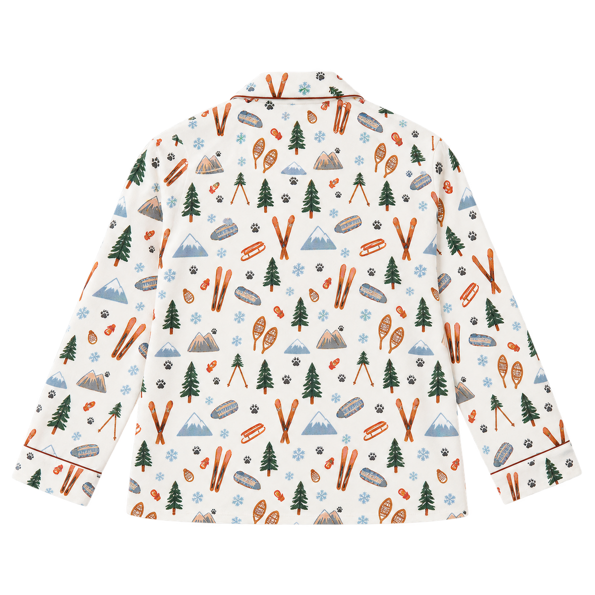 Pet Inspired Print Pajama Long Sleeve Shirt — gallery 07 — Dear Paw Studio