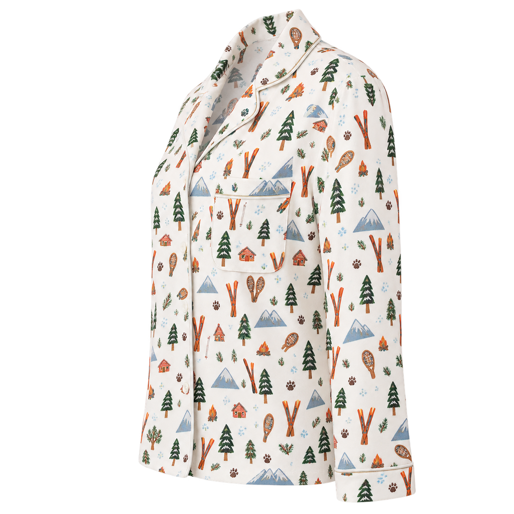 Pet Inspired Print Pajama Long Sleeve Shirt — gallery 08 — Dear Paw Studio