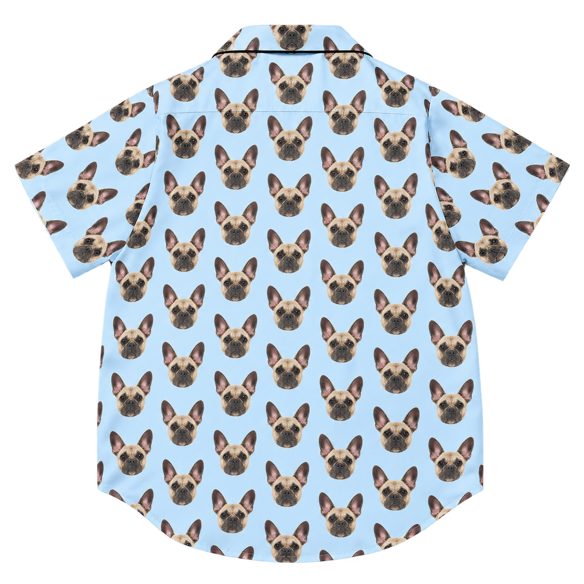 Custom Pet Face Pajama Short Sleeve Shirt — gallery 04 — Dear Paw Studio