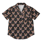 Custom Pet Face Pajama Short Sleeve Shirt — gallery 07 — Dear Paw Studio