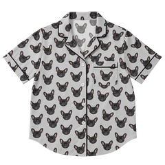 Custom Pet Face Pajama Short Sleeve Shirt — gallery 08 — Dear Paw Studio