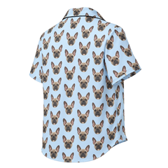 Custom Pet Face Pajama Short Sleeve Shirt — gallery 09 — Dear Paw Studio
