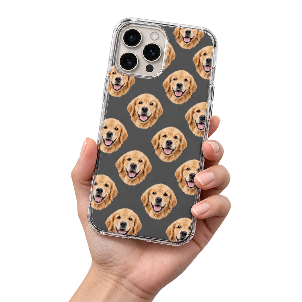 Custom Pet Face Phone Cases — gallery custom-pet-face-phone-cases — Dear Paw Studio