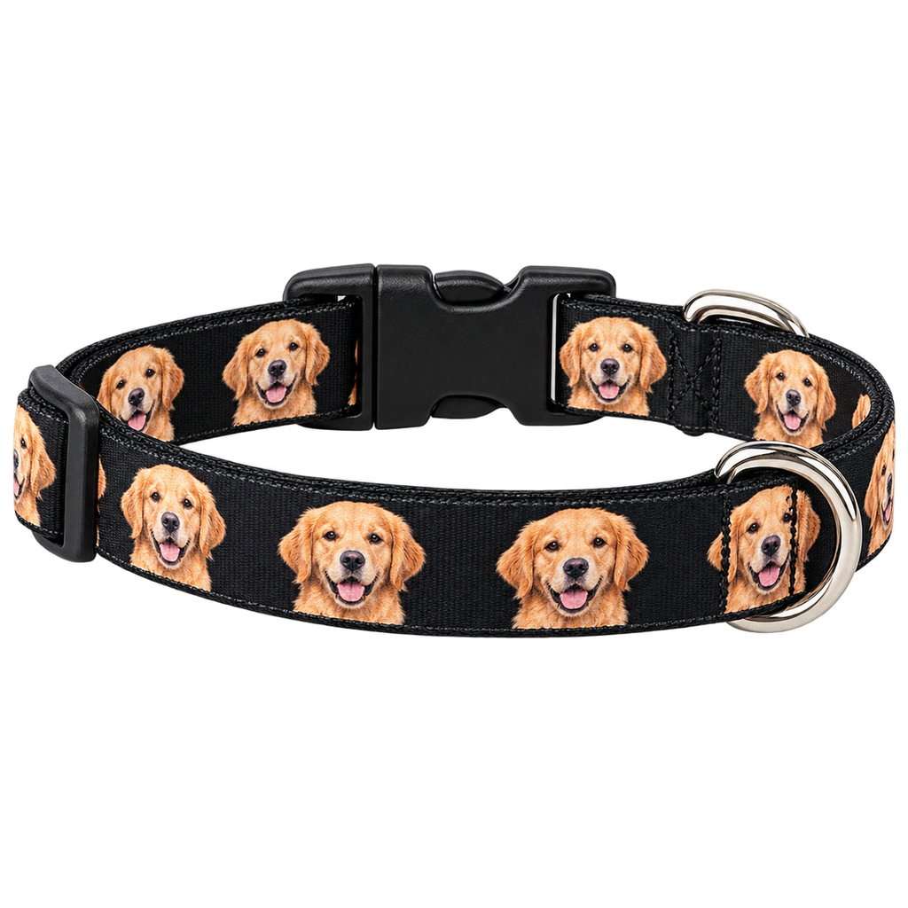 Custom Pet Portrait Collar — gallery custom-pet-portrait-collar — Dear Paw Studio