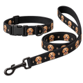 Custom Pet Portrait Collar & Leash — gallery custom-pet-portrait-collar-leash — Dear Paw Studio