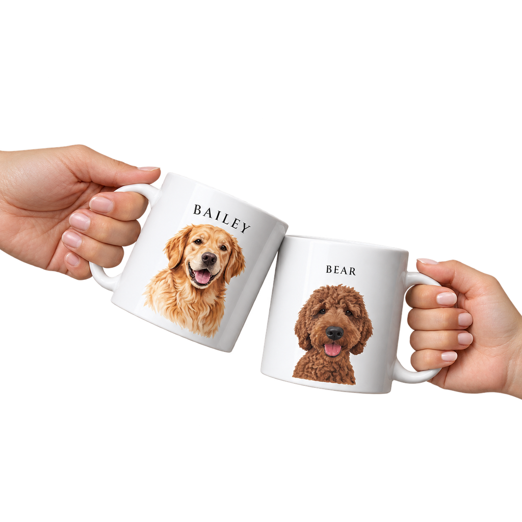 Custom Pet Portrait Mug — gallery 10 — Dear Paw Studio