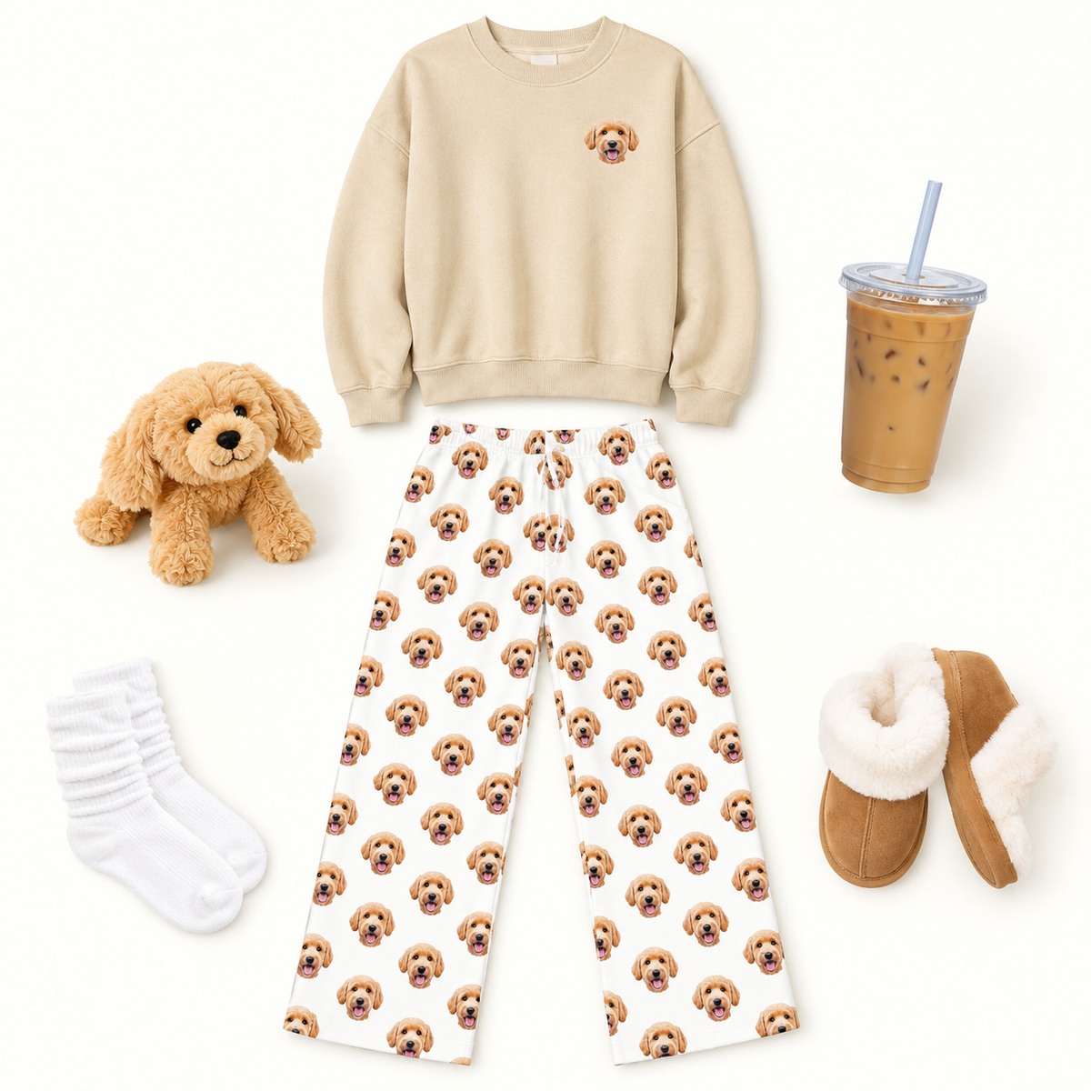 Custom Pet Face Pajama Pants — gallery 06 — Dear Paw Studio