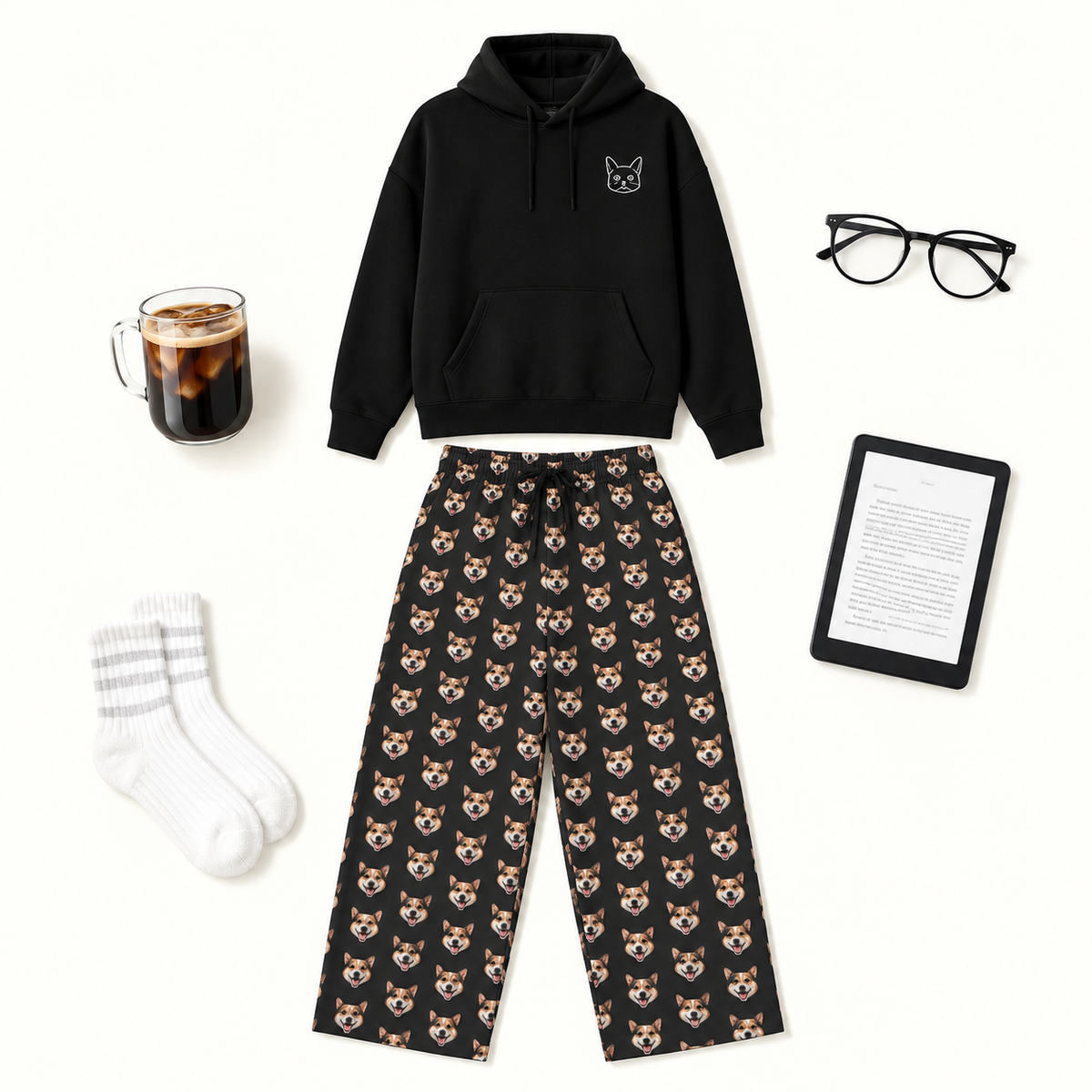 Custom Pet Face Pajama Pants — gallery 09 — Dear Paw Studio