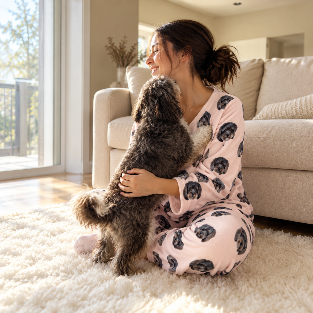 Custom Pet Face Pajama Pants — gallery 10 — Dear Paw Studio