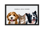 Custom Three Pet Portrait — gallery 06 — Dear Paw Studio