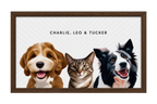 Custom Three Pet Portrait — gallery 08 — Dear Paw Studio